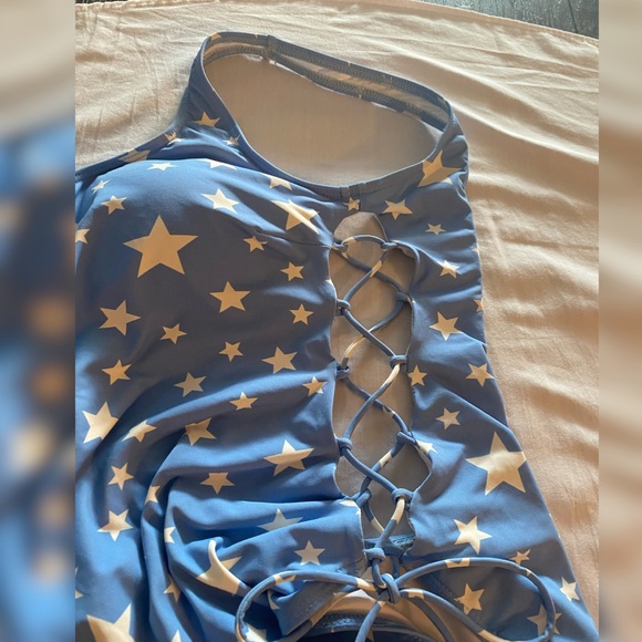 Beach Joy One Piece Swimsuit Fourth Of July Vibes! - Picture 3 of 3